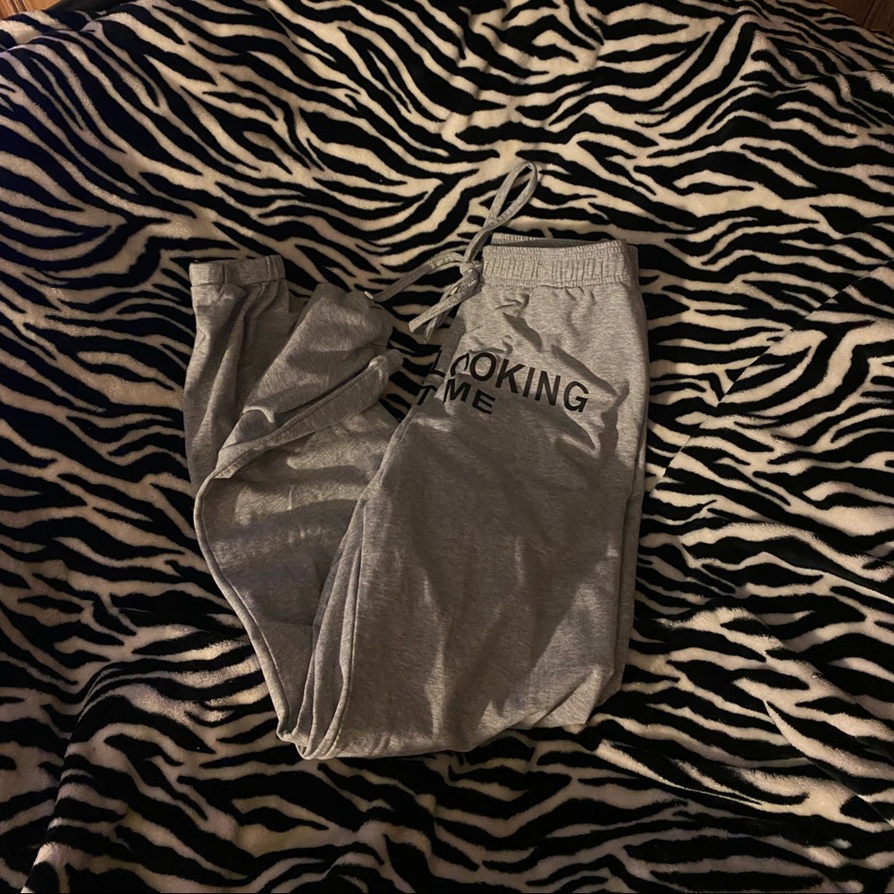 stop looking at me sweatpants